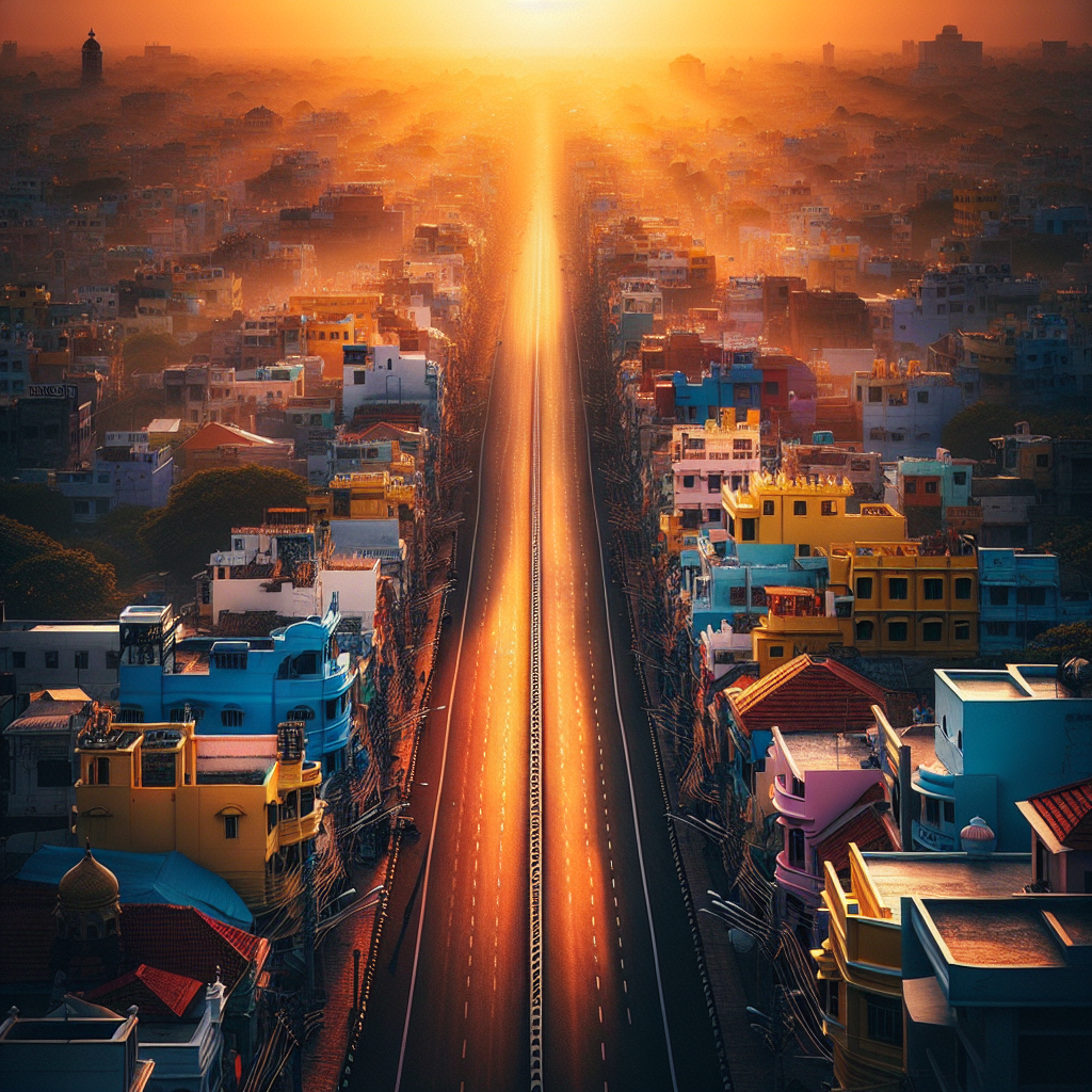 Chennai traffic and peaceful moments