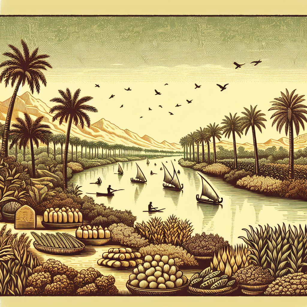 The economic importance of the Nile River in 800 BCE Egypt
